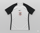 Camisa Corinthians Treino Raglan Branca & Preta – Modelo Performance Fan Edition