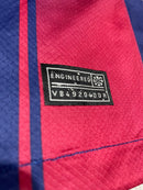 Camisa Barcelona Listrada Azul e Grená – Modelo Torcedor Performance Fan Edition