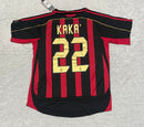Camisa AC Milan Retrô Kaká – Modelo Clássico Ídolo Fan Edition